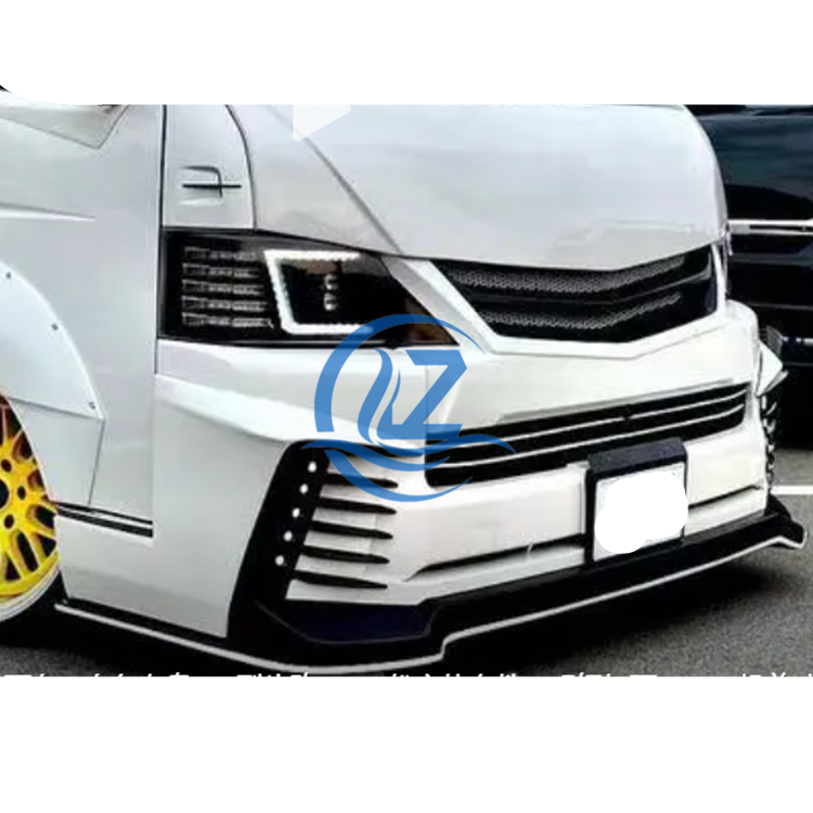 HIACE Bus 2014-2018 Narrow Body Parts Front Abs Bumper Lip and Grille